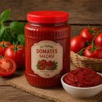 Hataylım Organik Domates Salçası 1kg Pet %100 Doğal