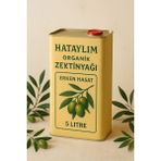 Hataylım Organik Erken Hasat Zeytinyağı 5 Litre Teneke - 5 kg