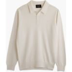 Hateko Erkek %50 Yün Polo Yaka Kazak - 5XL - Ekru
