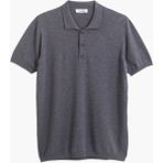 Hateko Erkek Gri Viskon Triko Polo Yaka Tişört - XXL
