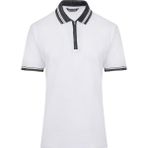 Hatemoğlu Erkek Beyaz Regular Fit %100 Pamuk Polo Yaka Tişört - XL