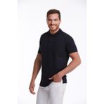 Hatemoğlu Erkek Lacivert Regular Fit %100 Pamuk Polo Yaka Tişört - S