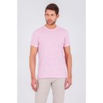 Hatemoğlu Erkek Pembe Baskılı Regular T-shirt - XS