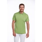 Hatemoğlu Fıstık Yeşili Regular Fit %100 Pamuk Basic Polo Yaka Tişört