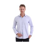 Hatemoğlu Lila D. Slim Fit Desenli Pamuklu Slim Yaka Uzun Kollu Spor Gömlek