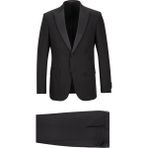 Hatemoğlu Siyah Slim Fit Çıkma Sivri Yaka Klasik Damatlık - 6 Drop - 52
