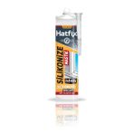 Hatfix Silikonize Mastik Beyaz 450GR - 1 Adet
