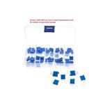 Hatfon Elektronik 50 Adet 500R/1MR Çok Turlu Trimpot Potansiyometre Seti Dik 3296W 10 Çeşit Şeffaf Çantada