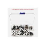 Hatfon Elektronik 70 Adet Sürgülü Anahtar Switch Seti Smd Dip 8 Çeşit Şeffaf Çantada