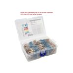 Hatfon Elektronik Direnç Seti 1/2W Metal Film %1 10'ar Adet Toplamda 1270 Adet 127 Çeşit Şeffaf Çantada