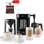 Hatır Barista Cappuccino ve Türk Kahve Makinesi Antrasit Türk Kahvesi