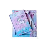 Hatira Defteri Kilitli Kiz Modeli Gunluk Defteri Unicorn Hediye Kutulu 80 Yaprak Cizgili 1 Adet Dream Come