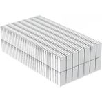 Hatıra Kutusu 100 Adet 15X10X1.5 mm Köşeli Neodyum Mıknatıs N35 Magnet Dayanıklı Nikel Kaplama ( Lisinya )