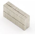 Hatıra Kutusu 20 Adet 15X10X1.5 mm Köşeli Neodyum Mıknatıs N35 Magnet Dayanıklı Nikel Kaplama ( Lisinya )