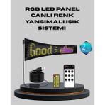 Hatıra Kutusu 5V USB Akıllı Piksel LED Panel – Mobil Uygulama Kontrollü, Renkli Işık Efektli - Lisinya