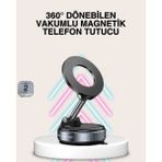 Hatıra Kutusu Güçlü Mıknatıslı Vakumlu Araç Telefon Tutucu Alüminyum Gövde - Lisinya
