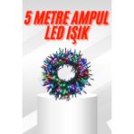 Hatıra Kutusu Karışık Renk Pilli LED Işık Çok Fonksiyonlu Enerji Tasarruflu 5 Metre - Lisinya