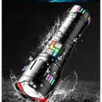 Hatıra Kutusu Pro F-3002 Alüminyum Tg LED Gece Şeritli Type-C Şarjlı El Feneri - Lisinya