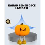Hatıra Kutusu Pumpkin LED Gece Lambası Üç Kademeli Işık Ayarlı - Lisinya