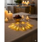 Hatıra Kutusu Secde Eden Adam Figürlü Ay Tasarımlı Ramazan LED Işık - Lisinya