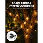 Hatıra Kutusu Solar Dekoratif LED Ampul Işık Bahçe Çit Balkon ve Veranda Süsleme Aydınlatması - Lisinya
