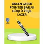 Hatıra Kutusu Uzun Mesafe Görünürlüklü Yeşil Lazer Pointer Şarjlı - Lisinya