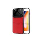 Hatreds Apple İphone 7 Plus Kılıf Derili Dizayn Yeni Tasarım Soft Elde Kaymayan Kılıf Kırmızı