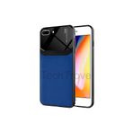 Hatreds Apple İphone 7 Plus Kılıf Derili Dizayn Yeni Tasarım Soft Elde Kaymayan Kılıf Lacivert