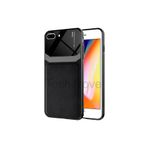 Hatreds Apple İphone 7 Plus Kılıf Derili Dizayn Yeni Tasarım Soft Elde Kaymayan Kılıf Siyah