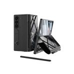Hatreds Galaxy Z Fold 6 Kılıf Kamera Korumalı Kartlıklı Kalem Bölmeli Hatreds Kıpta Marble Drago Kılıf