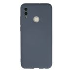 Hatreds Huawei P Smart 2019 Uyumlu İçi Kadife Mat Renkli Kamera Korumalı Kılıf - Gri