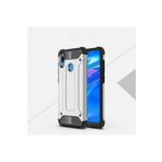 Hatreds Huawei Y7 Prime 2019 Uyumlu Zırhlı Kamera Korumalı Tank Silikon Kılıf, Gri