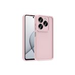 Hatreds Tecno Spark 20 Pro 5G Kılıf Kamera Korumalı Kenar Çıkıntılı Soft Renkli Silikon Kapak - Pembe