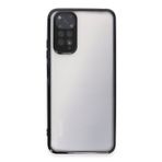 Hatreds Xiaomi Redmi Note 12S Uyumlu Kılıf Lazer Kesim Renkli Kamera Korumalı Kapak, Siyah