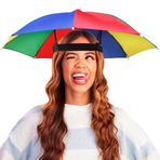 Hatstar Katlanabilir güneş şemsiyesi şapkası, şemsiye şapkası, yetişkinler ve çocuklar için güneş koruması, plaj ve dış mekan aktiviteleri için şemsiye, festival, babalar günü, erkekler günü, küçük