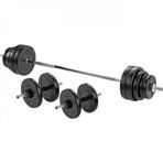 Hattrick HDS-40- 50 kg. Plastik Kaplı Dambıl Set