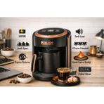 Haus+ Türk Kahve Makinesi – 500W Güç, Közde Pişirme, Dijital Ekran 4 Fincan