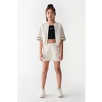 HAUSEkids 8-14 Yaş Shine Cool Kız Çocuk Şort-Ekru