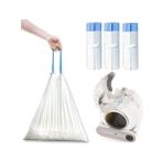 Haustier Otomatik Kedi Tuvaleti Büzgülü Çöp Poşeti 45 Adet (3X15 Adet, 50MM x 46MM)