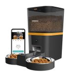 Haustier QQ005-Dual Kameralı Akıllı Otomatik Kedi Mama Kabı Siyah
