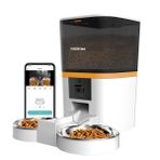 Haustier QQ009-Dual Gece Görüşlü 1080P FHD kameralı, Akıllı Otomatik Kedi Mama Kabı Beyaz Haustier Türkiye Garantili