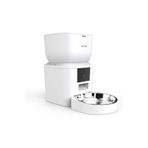 Haustier QQ025 Kameralı Akıllı Kedi Köpek Otomatik Mama Kabı,480P Gece Görüşlü, Wifi 2.4Ghz, 4 Lt, Metal Kase