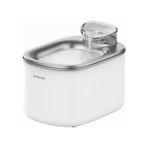 Haustier Wf007l Beyaz , Çelik Üst Tabla , 3.5lt Geniş Bpa İçermez Hazne, Otomatik Kedi Su Sebili,kedi Su Çeşmesi, Su Pınarı beyaz-gri