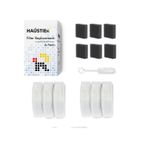 Haustier Wf007l Otomatik Kedi Su Sebili - Filtre Seti 6 Adet beyaz-gri