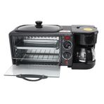 Hava Fritöz Toaster akıllı Fırın, 17.9 X 7.7 X 7.5 inç Tezgah üstü Konveksiyon 3 1 çok Fonksiyonlu Ev kahvaltı Istasyonu Tostor Fırın Fırın Mutfak Için Elektrikli kahvaltı (AB