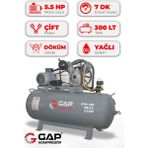 Hava Kompresörü Pistonlu 300LT 2 Kafa 12 Bar 5.5 Hp GPK290