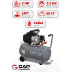 Hava Kompresörü Pistonlu 50 Lt 8 Bar 2 Hp GP50