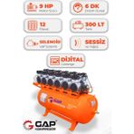 Hava Kompresörü Sessiz ve Yağsız 300 Lt Gps 1100X6