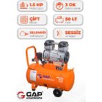 Hava Kompresörü Sessiz ve Yağsız 50LT GPS1100