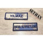 Hava Kuvvetleri 2019 Kamuflaj İsimlik ve Hava Kuvvetleri Yazısı